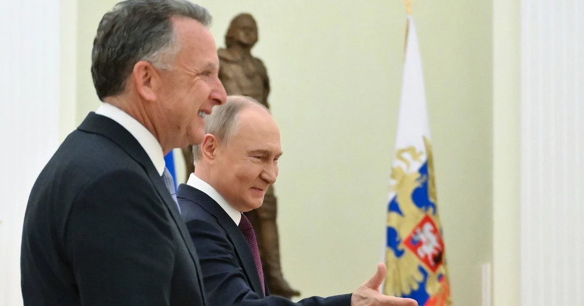 Стів Віткофф і Володимир Путін.