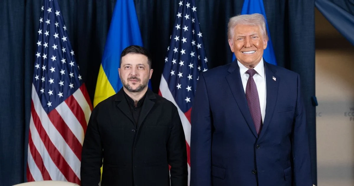 Володимир Зеленський та Дональд Трамп