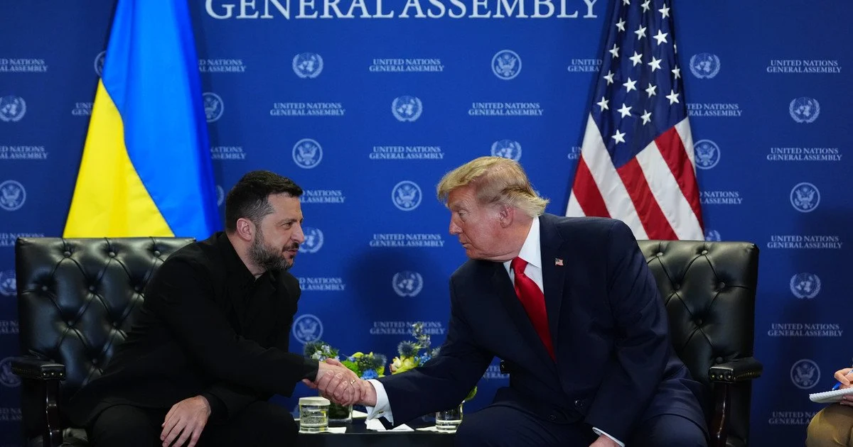 Володимир Зеленський і Дональд Трамп